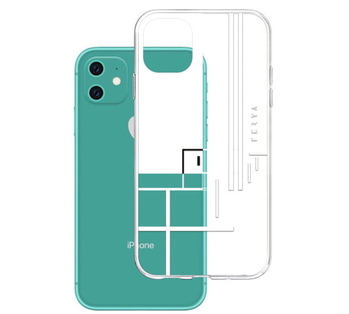 Kryt ochranný 3mk Ferya Slim pro Apple iPhone 11, LINE white