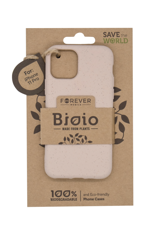 Eko pouzdro Forever Bioio pro Apple iPhone 11 Pro, růžová