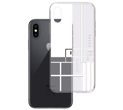 Kryt ochranný 3mk Ferya Slim case pro Apple iPhone Xs, LINE white