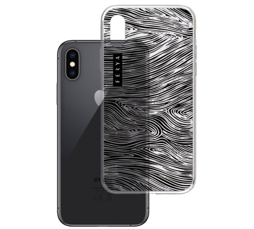 Kryt ochranný 3mk Ferya Slim case pro Apple iPhone Xs, FOREST black