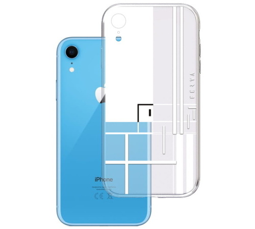 Kryt ochranný 3mk Ferya Slim case pro Apple iPhone Xr, LINE white