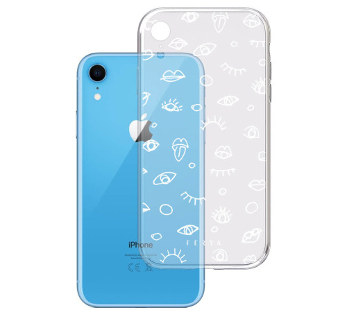 Kryt ochranný 3mk Ferya Slim case pro Apple iPhone XR, BLINK white