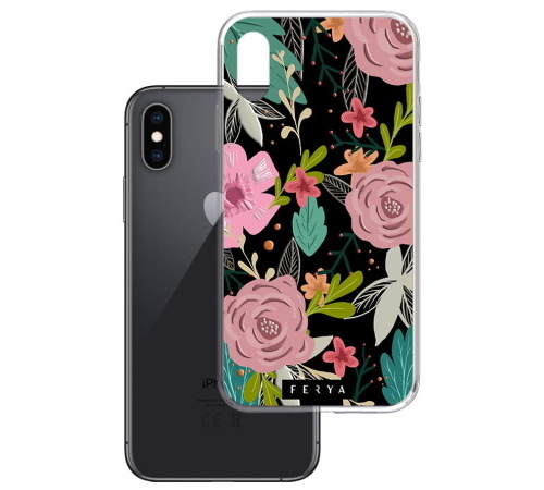 Kryt ochranný 3mk Ferya Slim case pro Apple iPhone X, ROSA