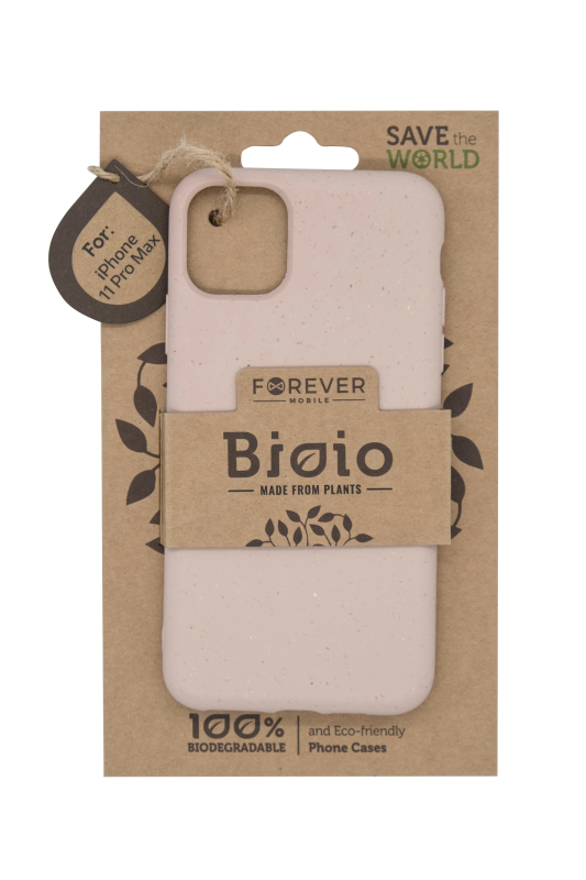 Eko pouzdro Forever Bioio pro Apple iPhone 11 Pro Max, růžová
