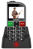 Evolveo EasyPhone FM stříbrná