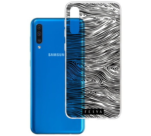Kryt ochranný 3mk Ferya Slim pro Samsung Galaxy A50, FOREST black