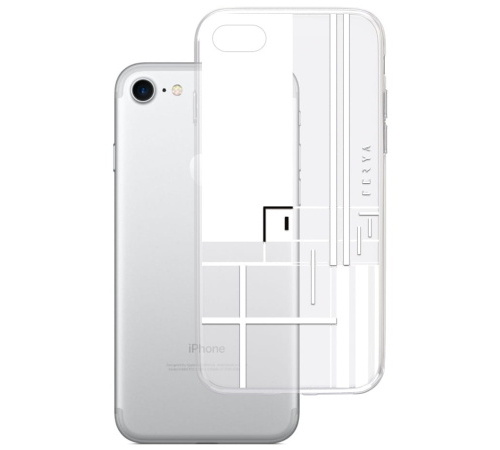 Kryt ochranný 3mk Ferya Slim pro Apple iPhone 7/8/SE 2020, LINE White