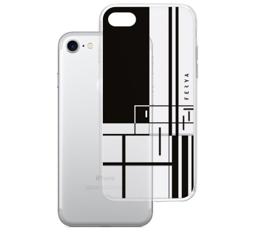 Kryt ochranný 3mk Ferya Slim pro Apple iPhone 7/8/SE 2020, LINE Black