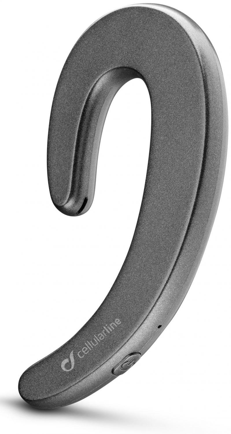 Bluetooth headset Cellularline Hear s ergonomickým designem, černá