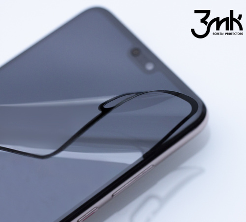 Tvrzené sklo 3mk FlexibleGlass Max pro Samsung Galaxy A50, černá