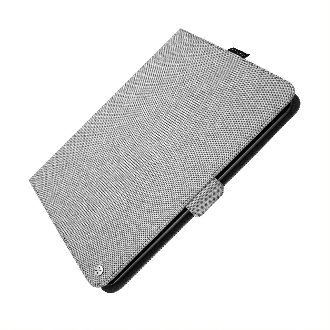 FIXED Novel textilní pouzdro pro 10.1" tablety se stojánkem a kapsou, šedé
