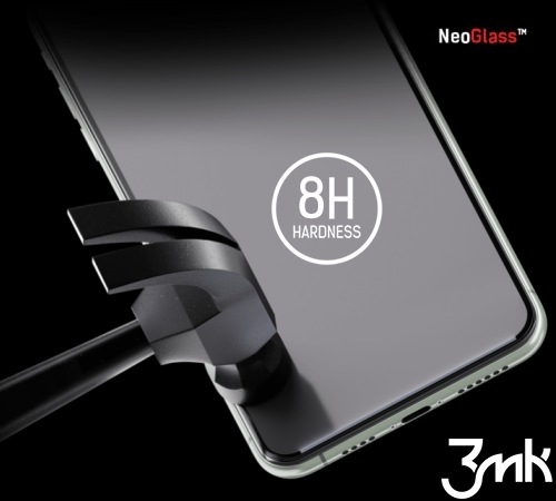 Hybridní sklo 3mk NeoGlass pro Apple iPhone 7 Plus, 8 Plus, černá