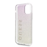 Guess Glitter Gradient Zadní kryt GUHCN58PCUGLGPI pro Apple iPhone 11 Pro pink