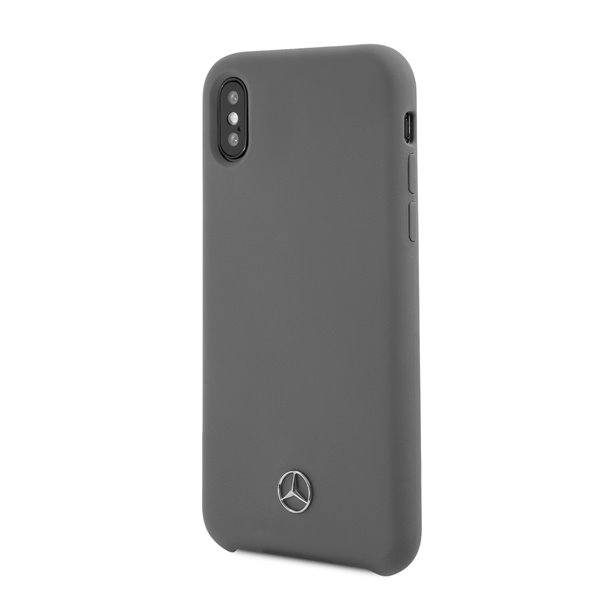 Mercedes Lining silikonové pouzdro MEHCPXSILGR pro Apple iPhone X/XS grey