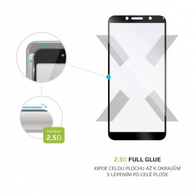 Tvrzené sklo FIXED Full-Cover pro Motorola Moto E6 Play, black