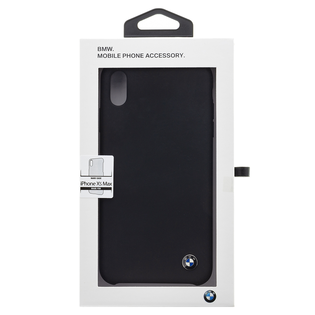 BMW Silikonový kryt BMHCI65SILBK pro Apple iPhone XS Max black