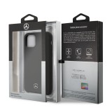 Mercedes Liquid silikonový kryt MEHCN58SILBK pro Apple iPhone 11 black