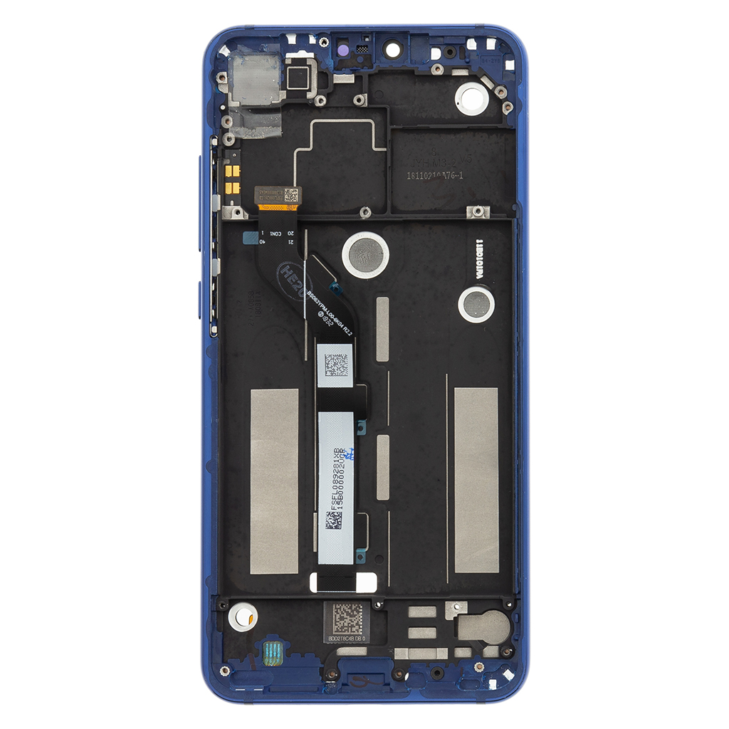 LCD + dotyk + přední kryt pro Xiaomi Mi 8 Lite, blue (Service Pack)