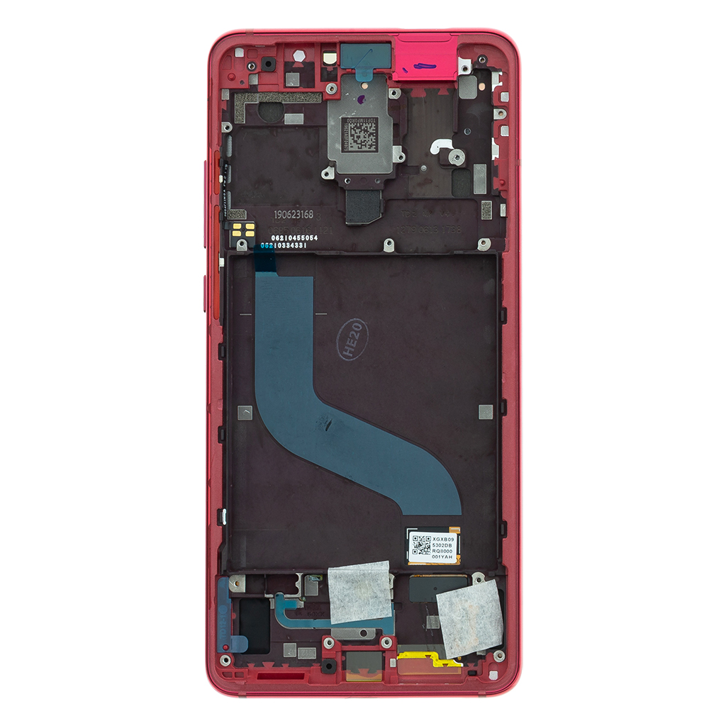 LCD + dotyk + přední kryt pro Xiaomi Mi 9T, red (Service Pack)