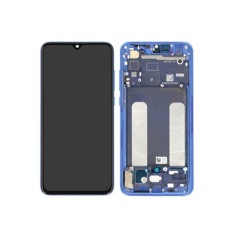 LCD + dotyk + rámeček pro Xiaomi Mi 9 Lite, blue (Service Pack)