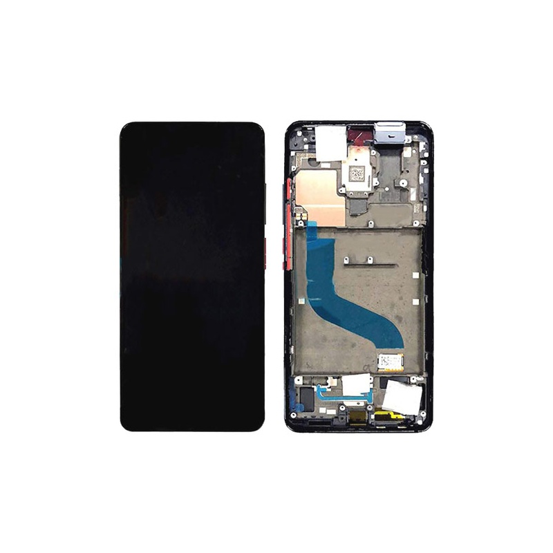 LCD + dotyk + rámeček pro Xiaomi Mi A3, blue (Service Pack)