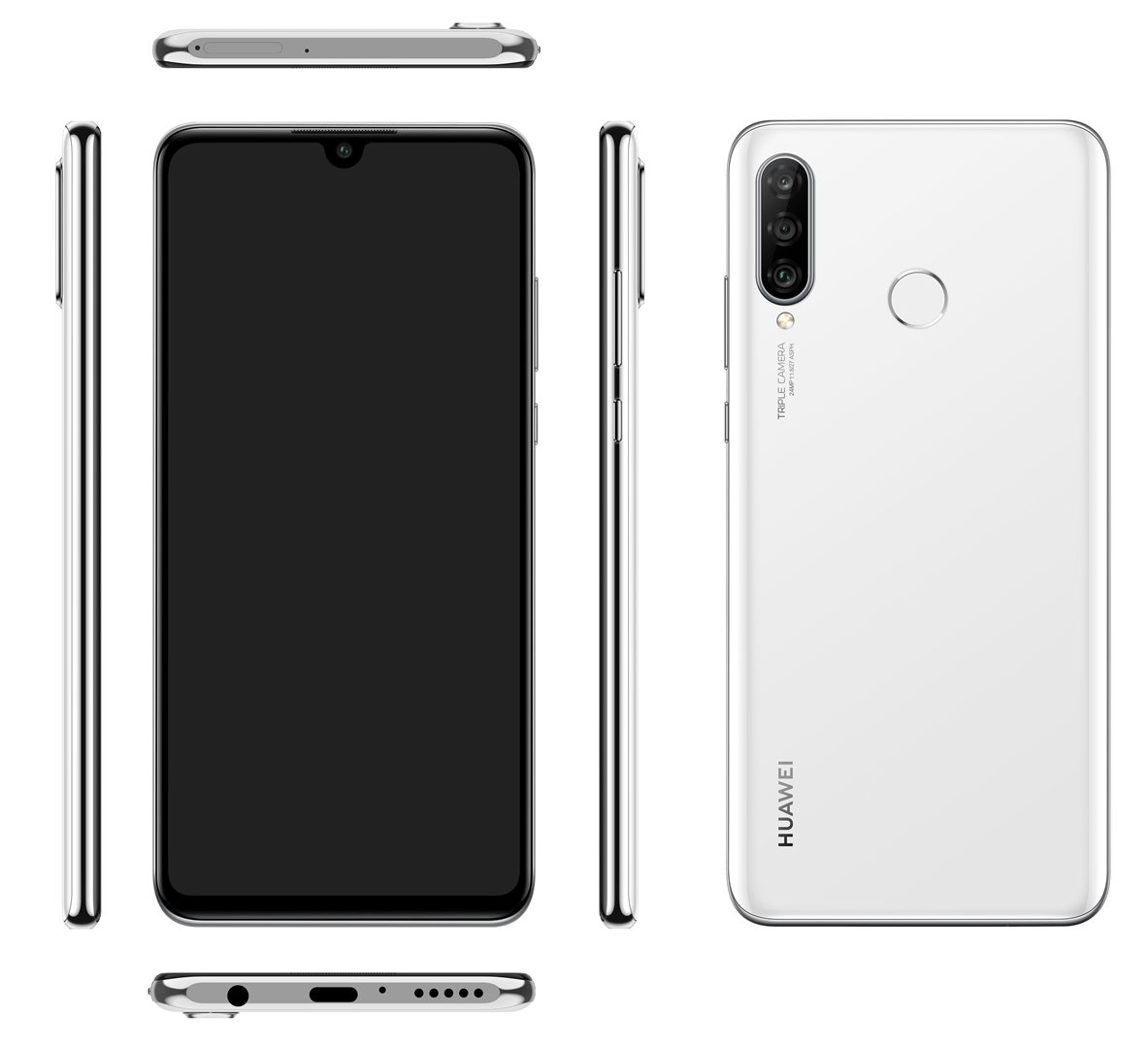 Huawei P30 Lite 4GB/64GB Pearl White | F-mobil.cz
