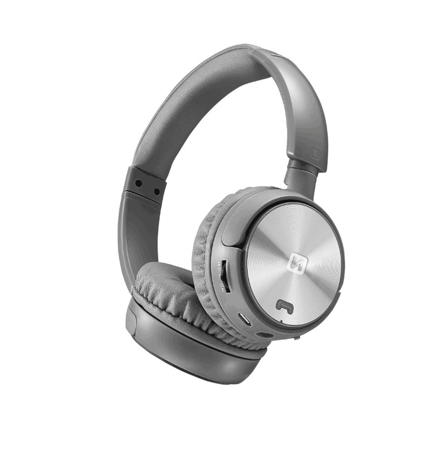 Bezdrátová sluchátka Swissten Trix stříbrná/šedá