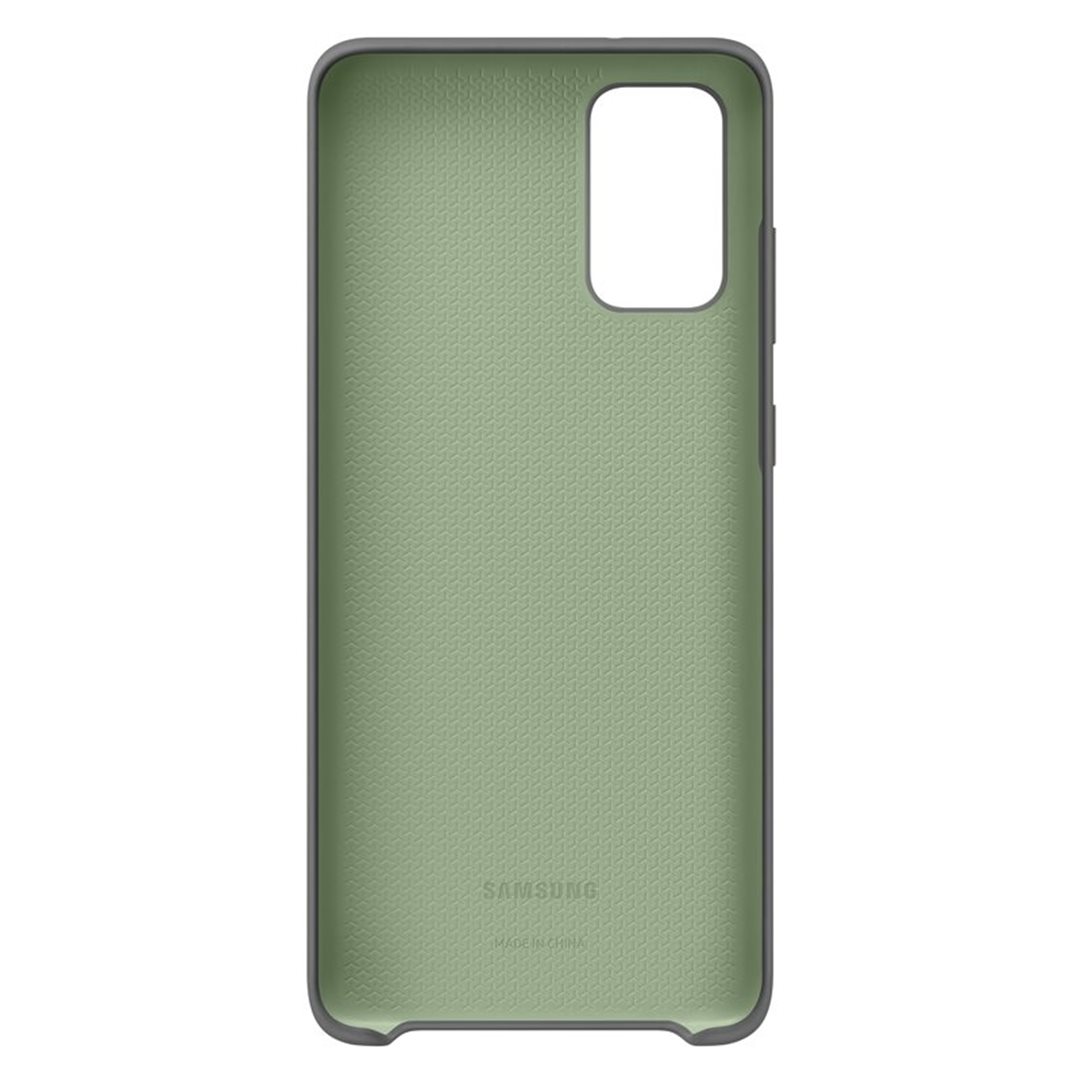 Silikonové pouzdro Silicone Cover EF-PG985TJEGEU pro Samsung Galaxy S20 plus, šedá