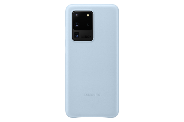 Ochranný kryt Leather Cover pro Samsung Galaxy S20 ultra, modrá