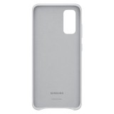Ochranný kryt Leather Cover pro Samsung Galaxy S20 plus, světle šedá