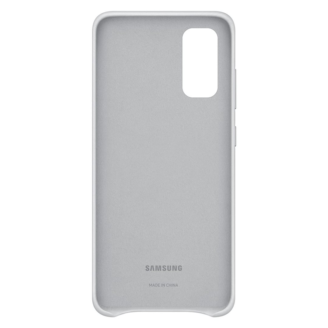 Ochranný kryt Leather Cover pro Samsung Galaxy S20 plus, světle šedá