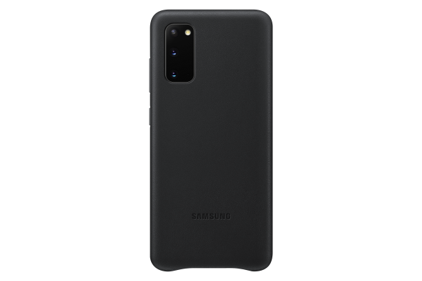 Ochranný kryt Leather Cover pro Samsung Galaxy S20, černá