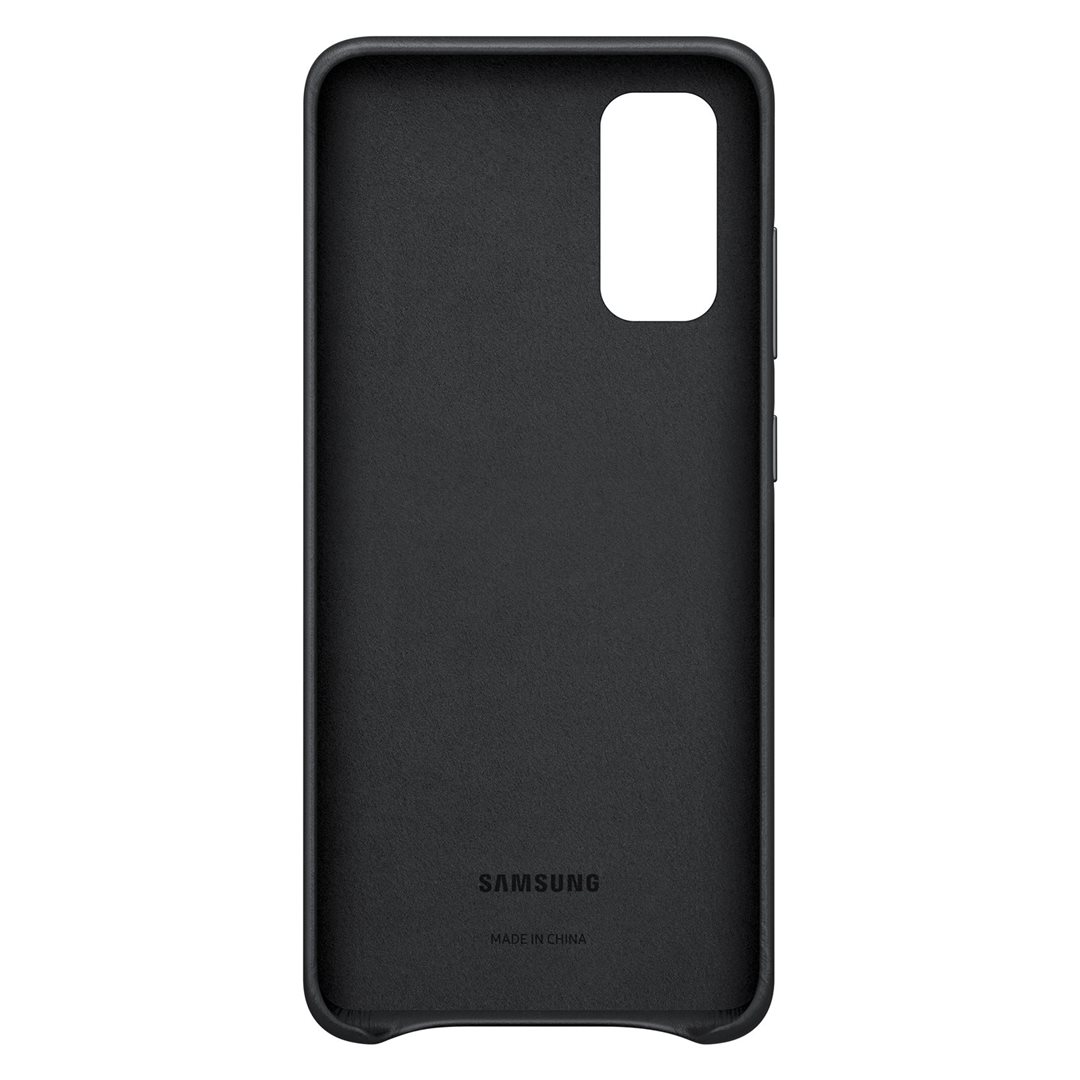 Ochranný kryt Leather Cover pro Samsung Galaxy S20, černá