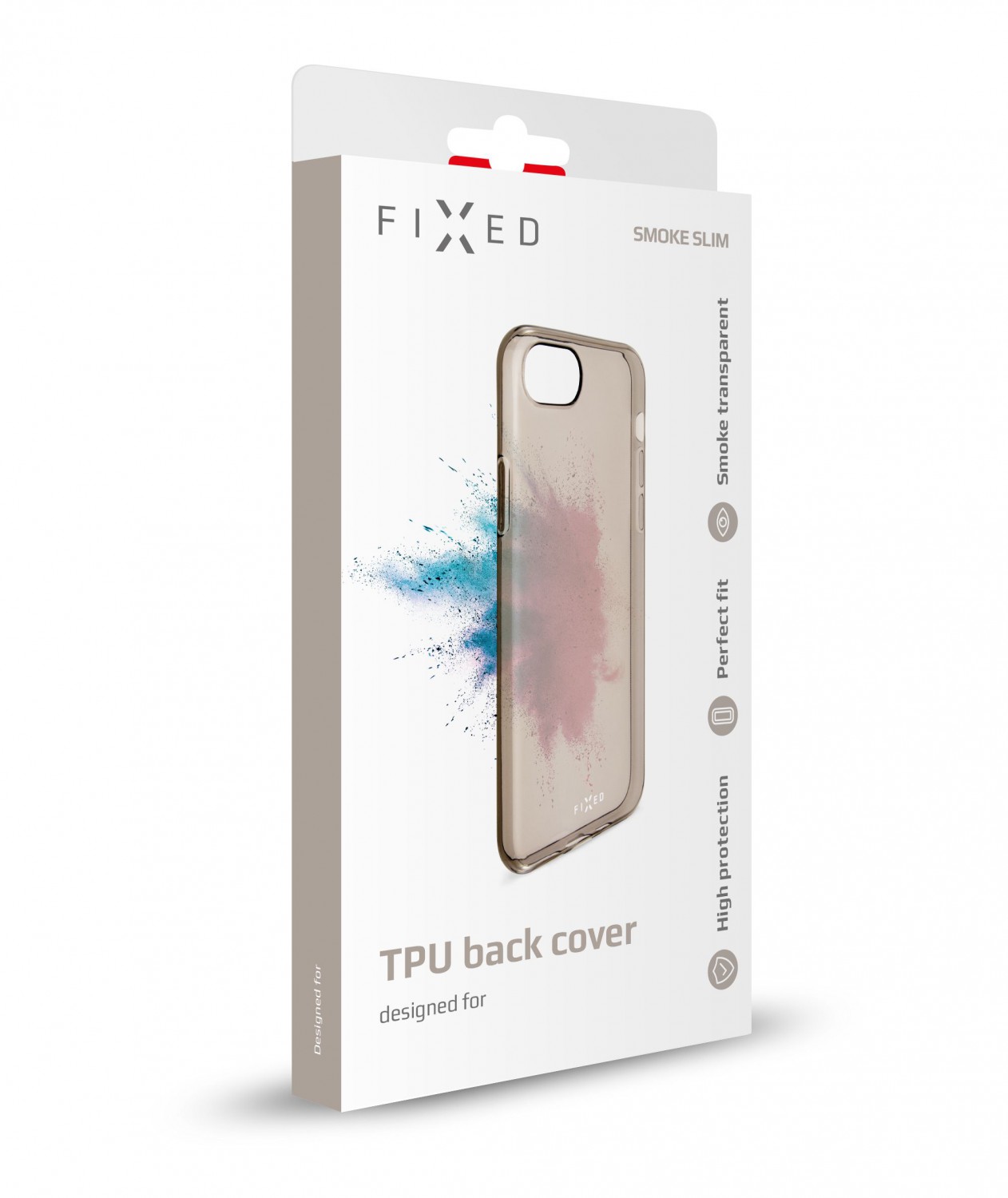 Silikonové pouzdro FIXED Slim pro Apple iPhone 7/8/SE 2020, kouřová