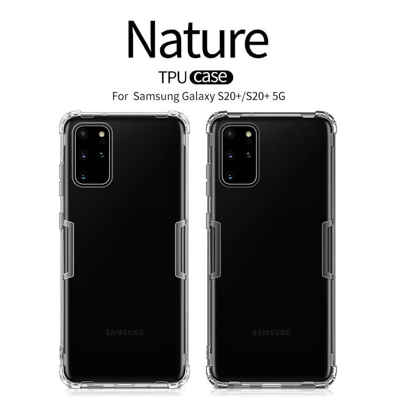 Silikonové pouzdro Nillkin Nature pro Samsung Galaxy S20+, transparentní