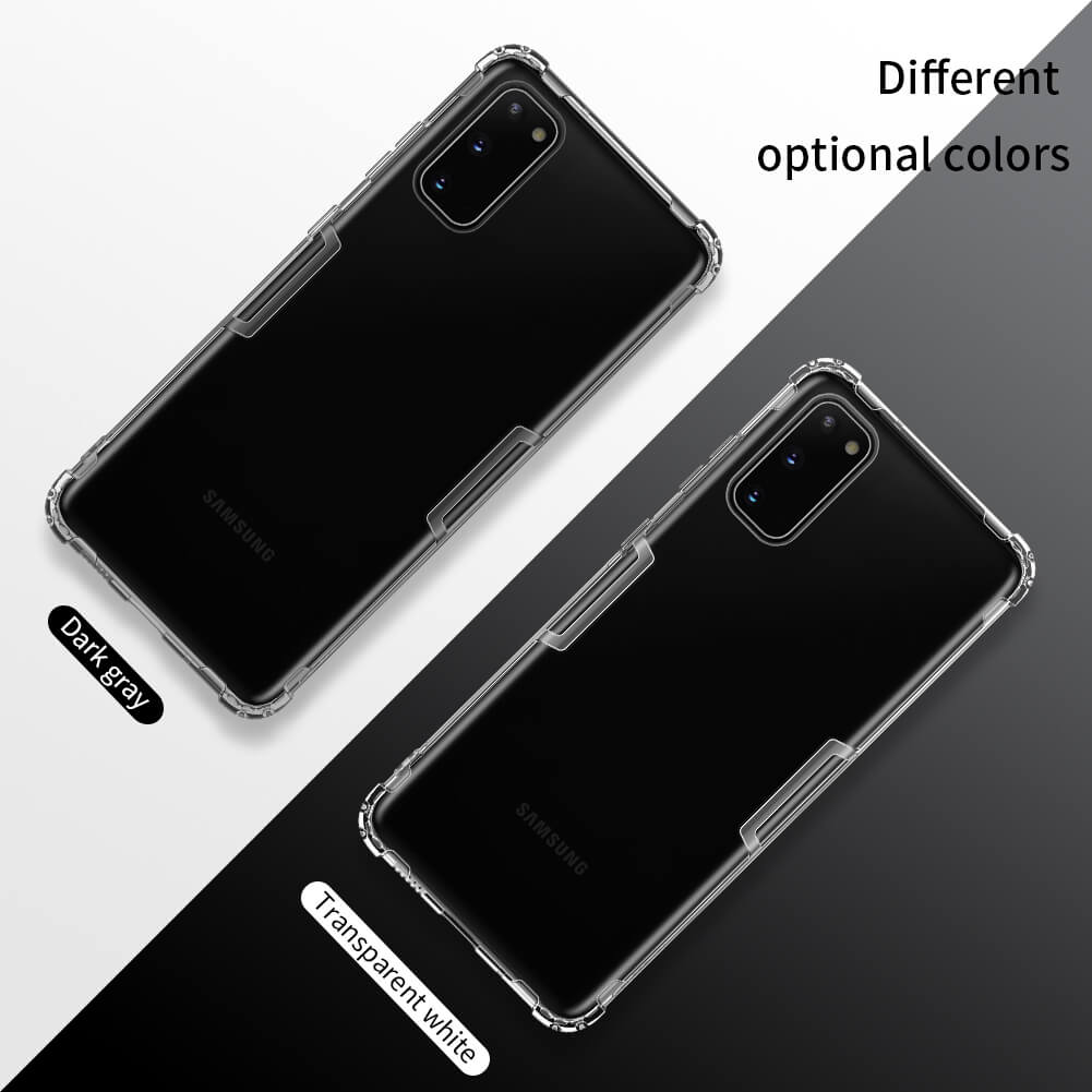 Silikonové pouzdro Nillkin Nature pro Samsung Galaxy S20, transparentní