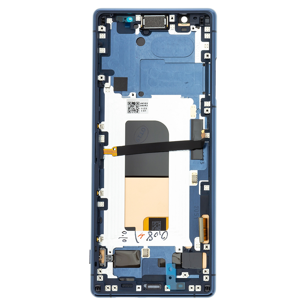 LCD + dotyk + přední kryt pro Sony Xperia 5, blue (Service Pack)