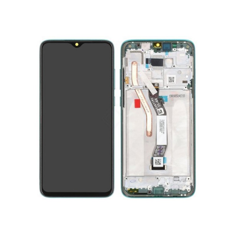 LCD + dotyk + rámeček pro Xiaomi Redmi Note 8 Pro, mineral grey (Service Pack)