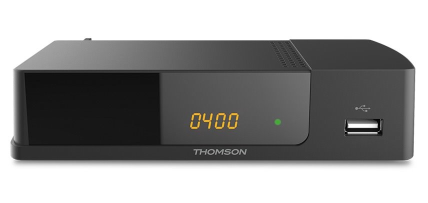 Set top box THOMSON THT 709 DVB-T/T2/ Full HD/ H.265/HEVC/ CRA ověřeno/ PVR/ EPG/ USB/ HDMI/ LAN/ SCART/ černá