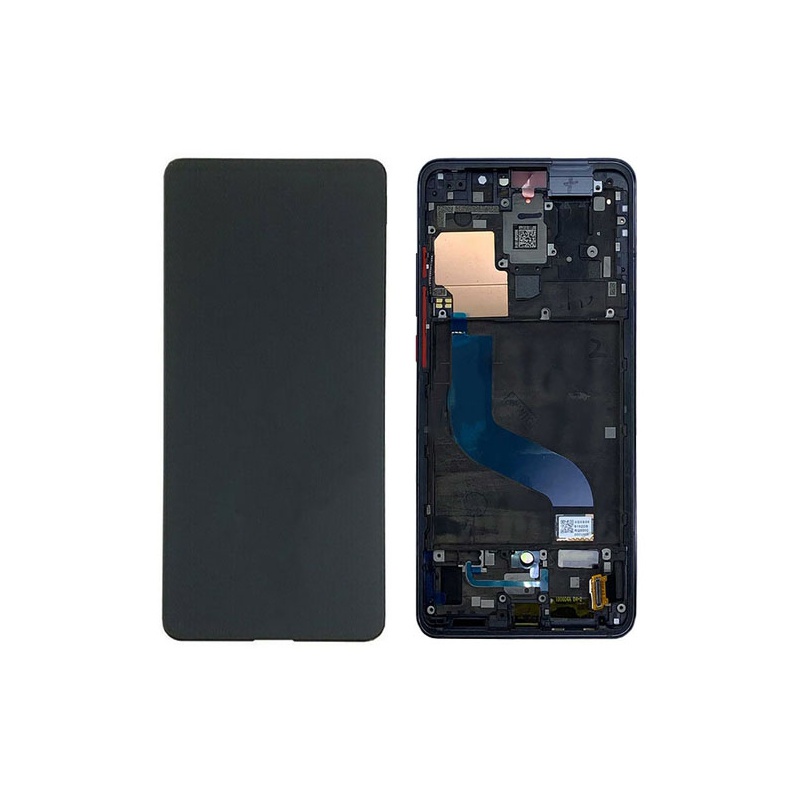 LCD + dotyk + rámeček pro Xiaomi Mi 9T, blue gradient (Service Pack)
