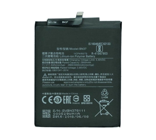 Levně Baterie Xiaomi BN37 3000mAh Li-Ion pro Redmi 6, Redmi 6A