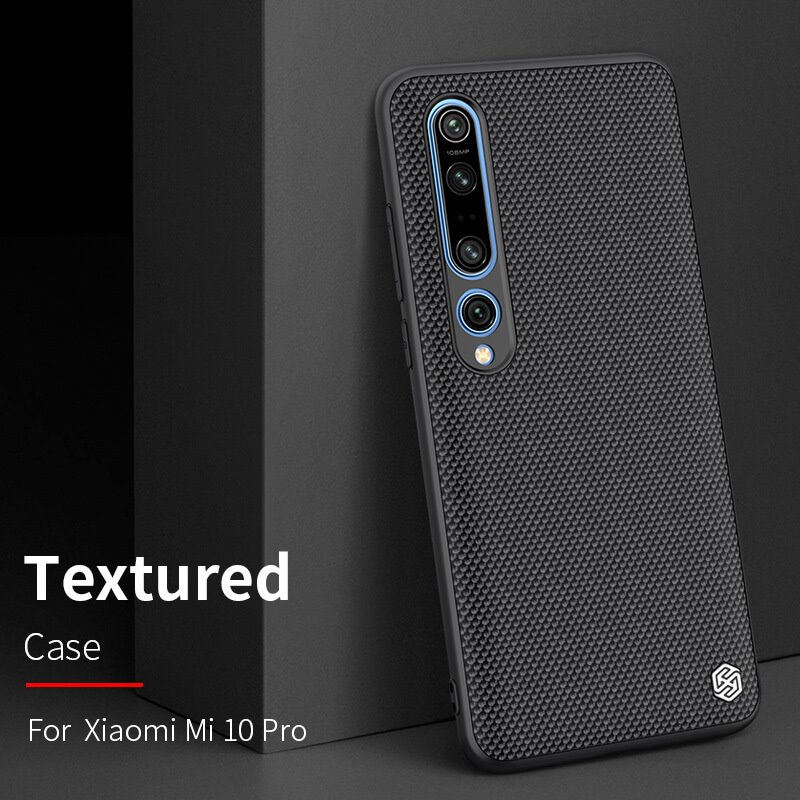 Pouzdro Nillkin Textured Hard Case pro Xiaomi Mi 10 Pro, černá