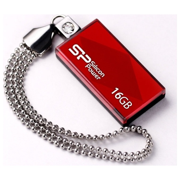 Silicon Power USB flash disk Drive Touch 810, 16GB červený