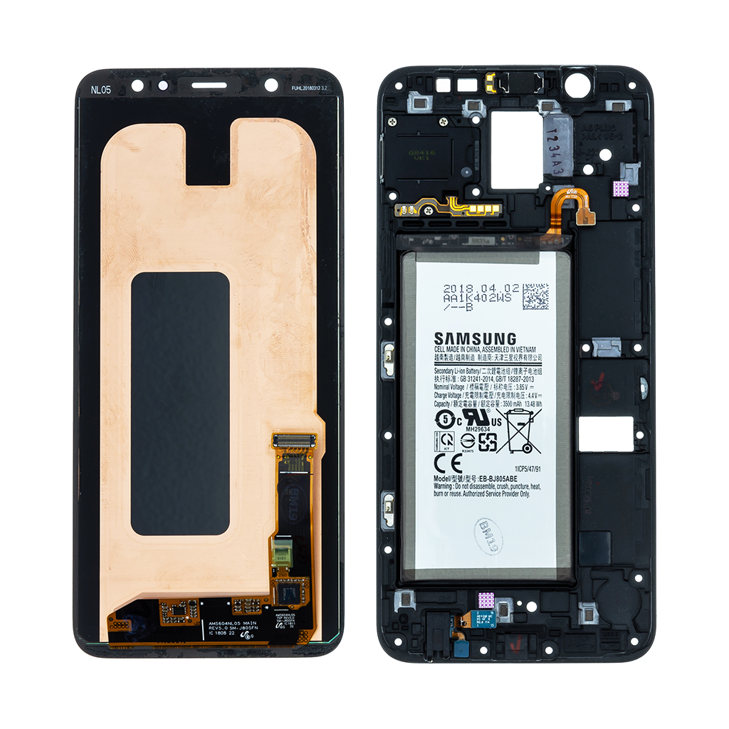 LCD + dotyková deska pro Samsung Galaxy A6+ 2018, black