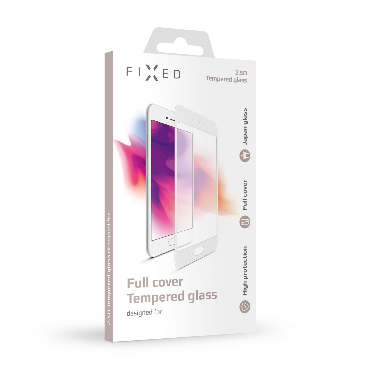 Ochranné tvrzené sklo FIXED Full-Cover pro Huawei Nova 3, bílá