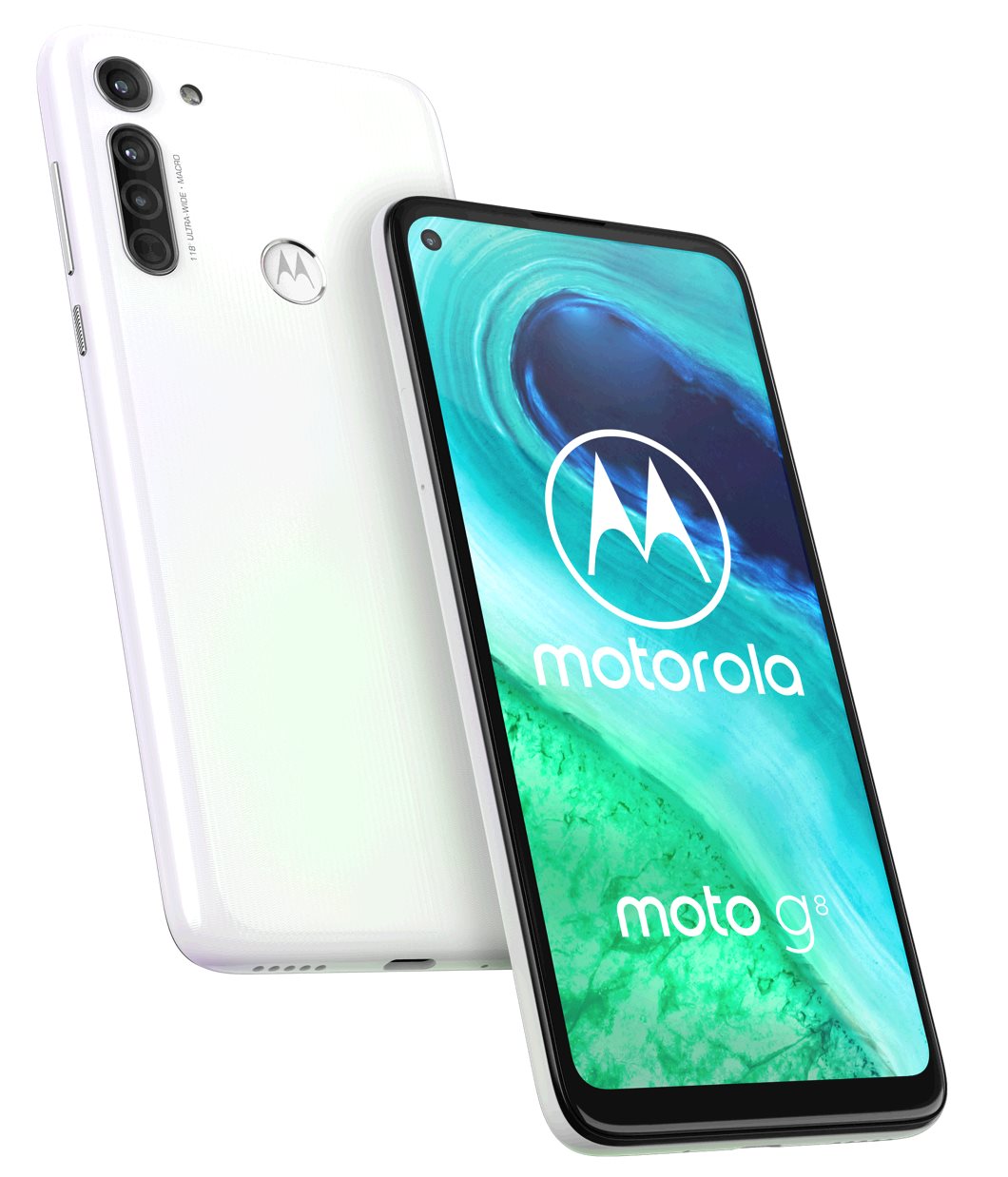 Motorola Moto G8 4+64GB DS gsm tel. Pearl White