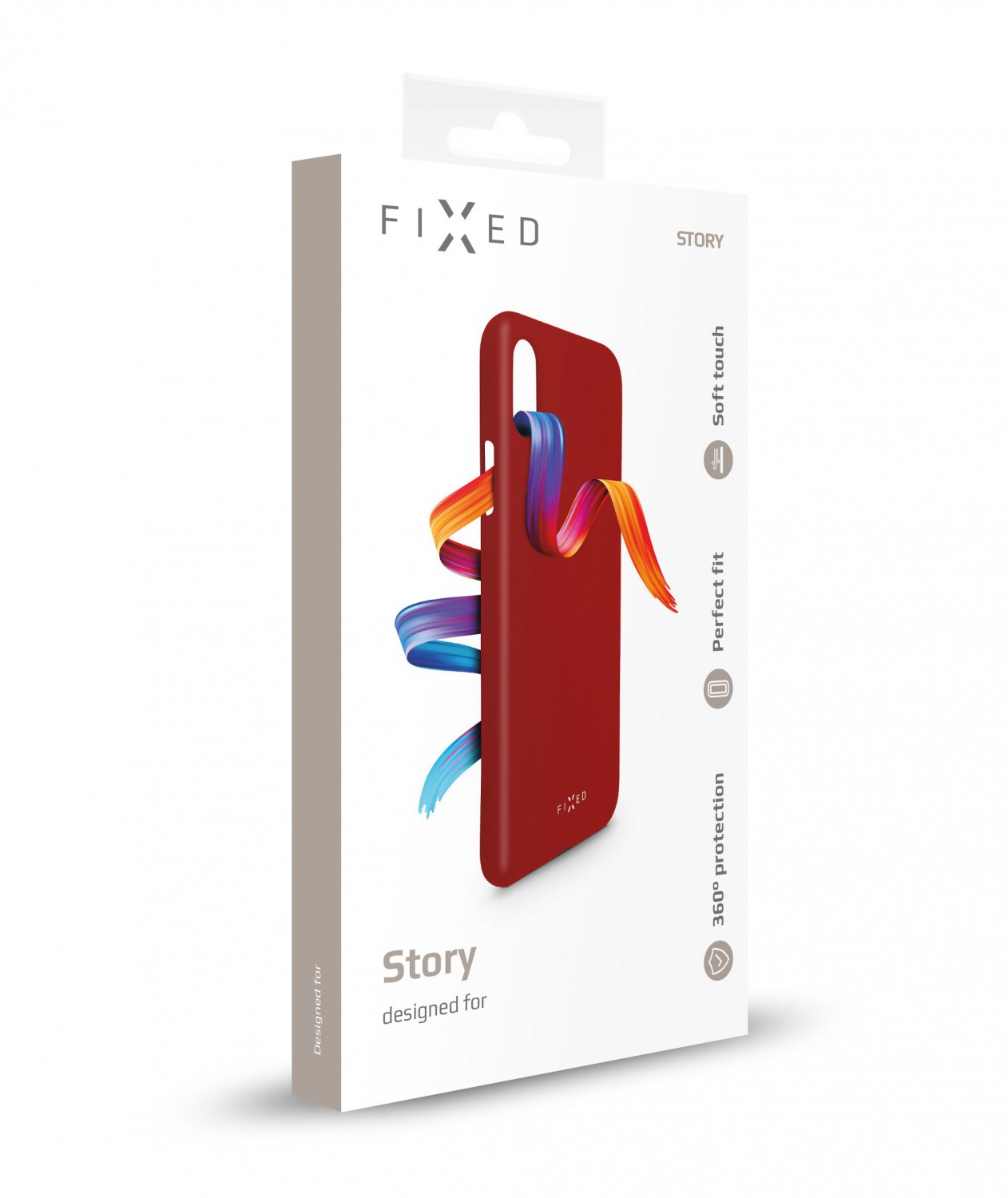Zadní kryt FIXED Story pro Samsung Galaxy S20, červená