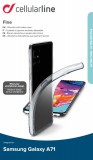 Extratenký zadní kryt Cellularline Fine pro Samsung Galaxy A71, transparentní