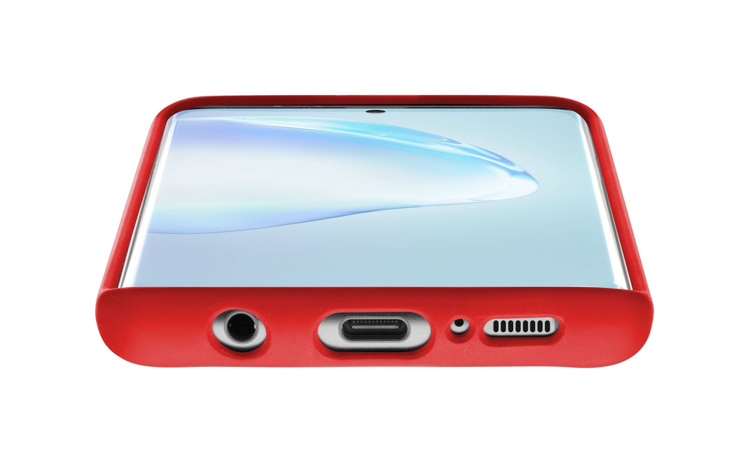 Silikonový kryt Cellularline SENSATION pro Samsung Galaxy S20+, červená