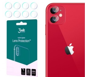 Hybridní sklo 3mk Lens ochrana kamery pro Apple iPhone 11, 4ks
